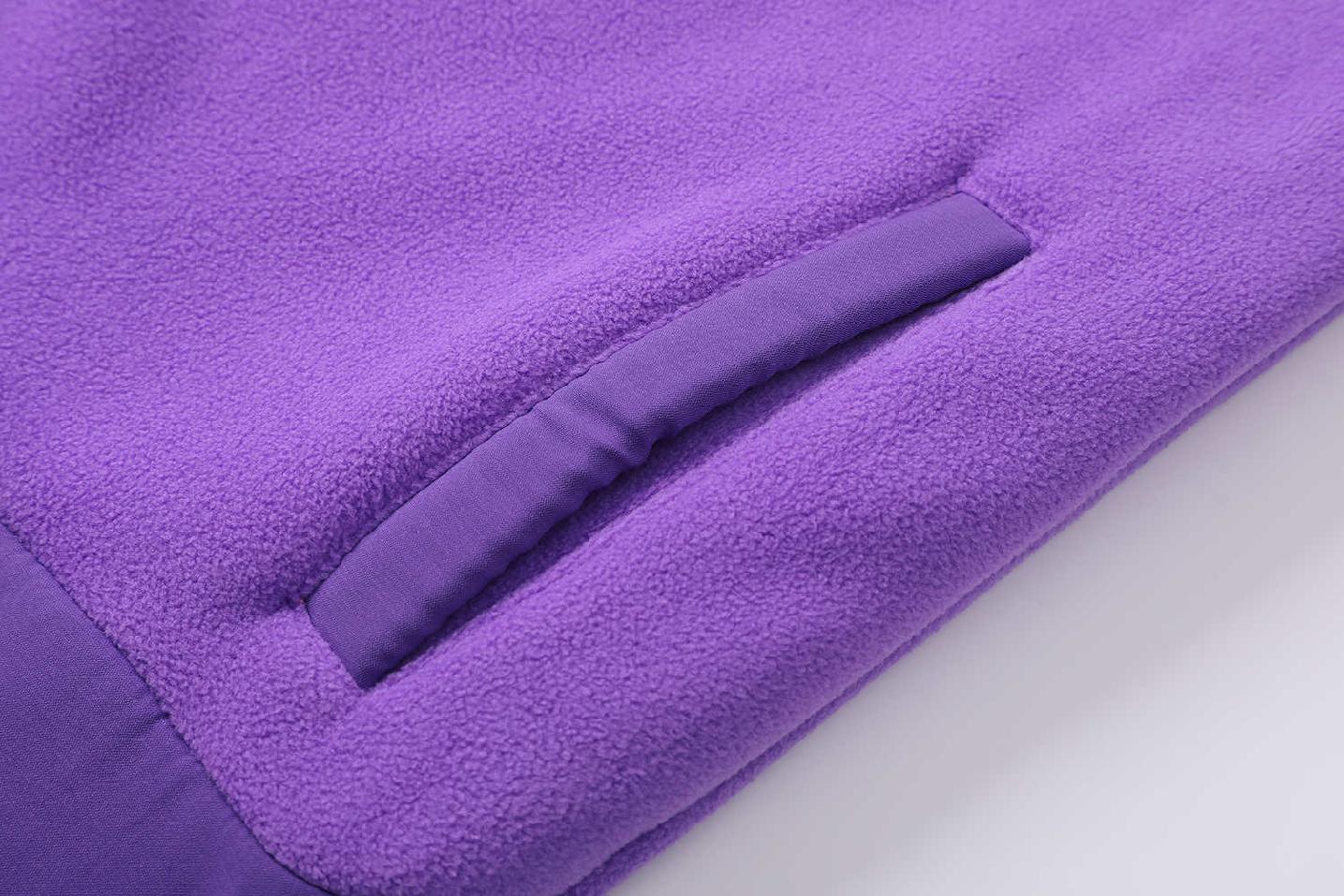 Dívčí flísová vesta Kugo FM7894 fialová